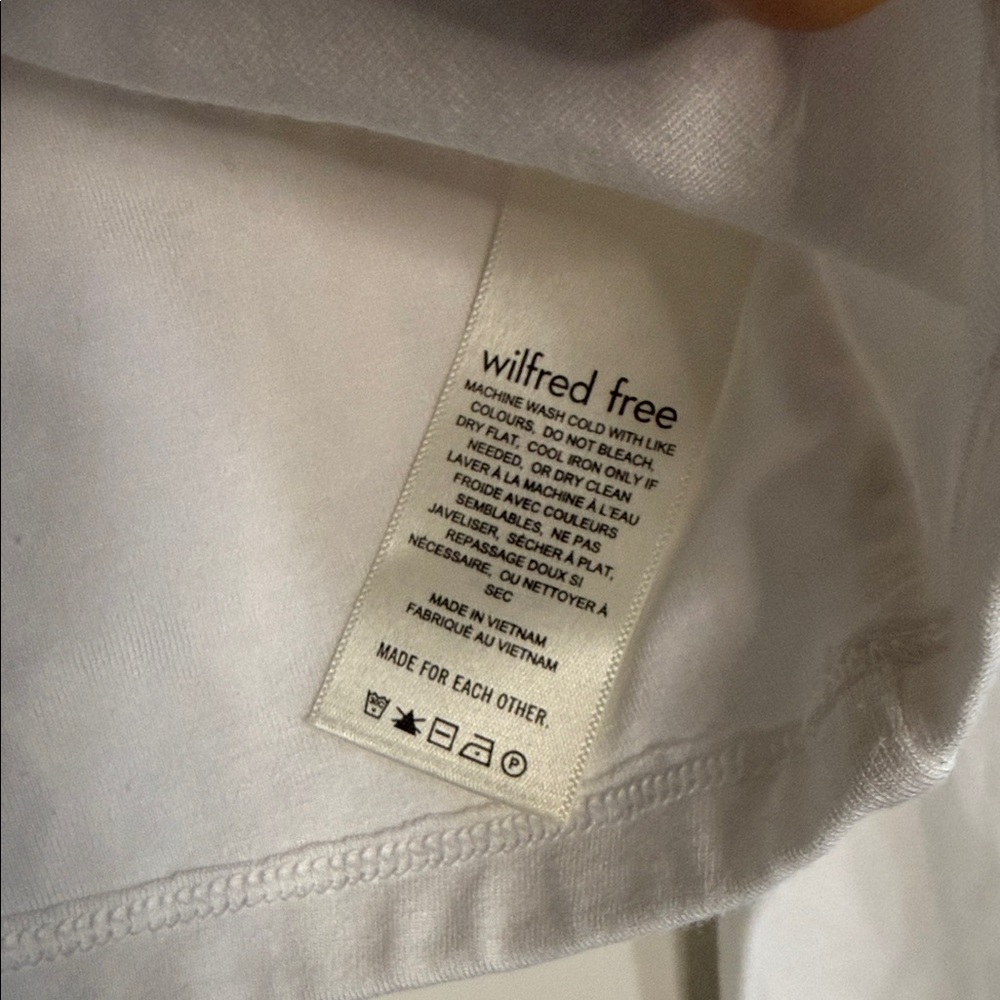 Wilfred Elegant White Long Sleeve Tee Orbit Long Sleeve - Picture 3 of 5